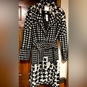 Anthropologie Houndstooth Coat